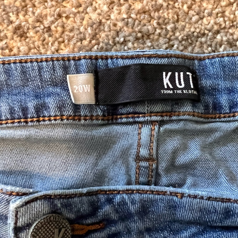 Denim KUT Shorts. Size 20W
